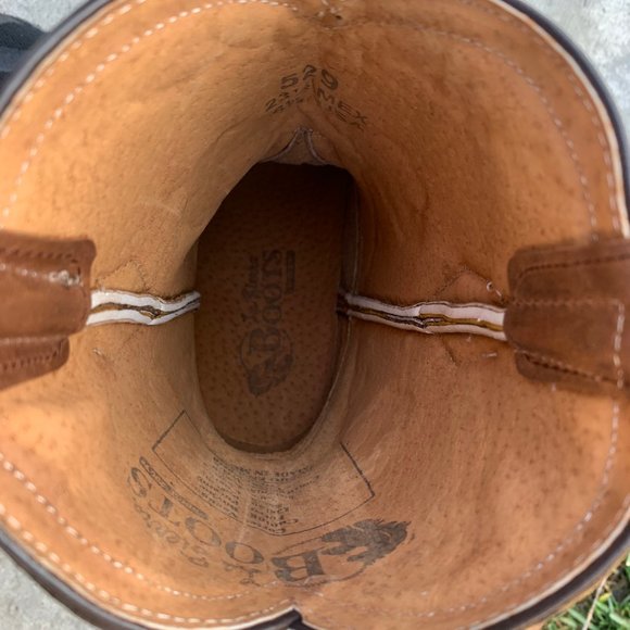 WOMEN'S WESTERN RODEO COWGIRL BOOTS GENUINE LEATHER TAN BOTA DAMA VAQUERA 706 - Picture 7 of 7